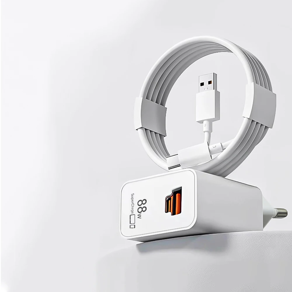 Original 88W USB Type C Fast Charger For HUAWEI MatePad Pura 70 80 Ultra P60 P50 Honor 400 200 Magic