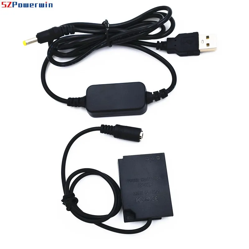 5V USB ケーブル EP-62F EP62F DC カプラー EN-EL12 ダミーバッテリーニコン Coolpix AW100 P300 S70 S620 S630 S640 S710 S1000pj S1100pj