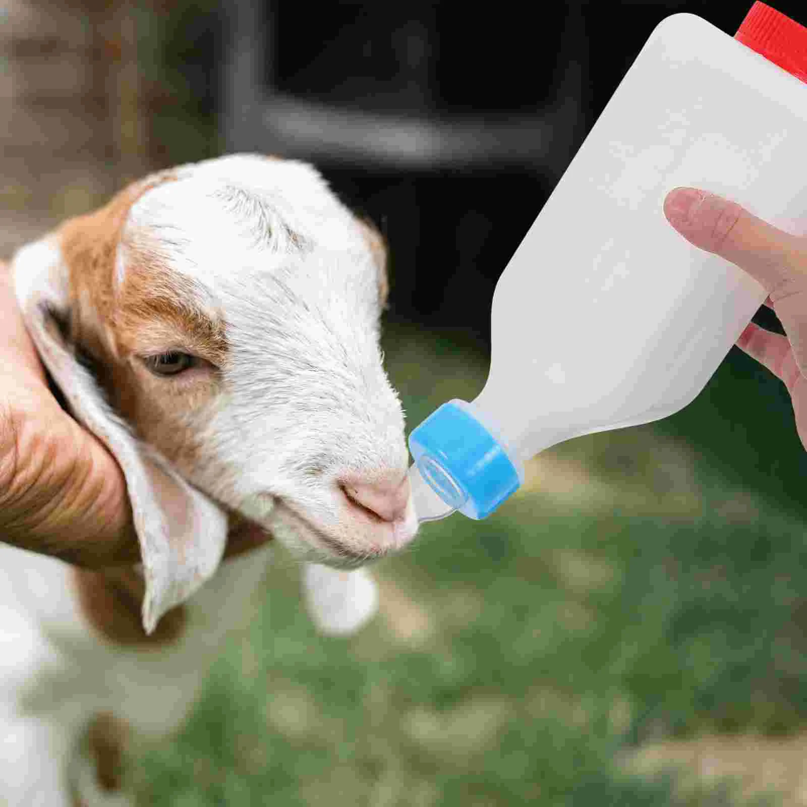 Lamb Feeder Calf Nursing Bottle Little Replaceable Baby Goat Abs Suspending Lamp Milk