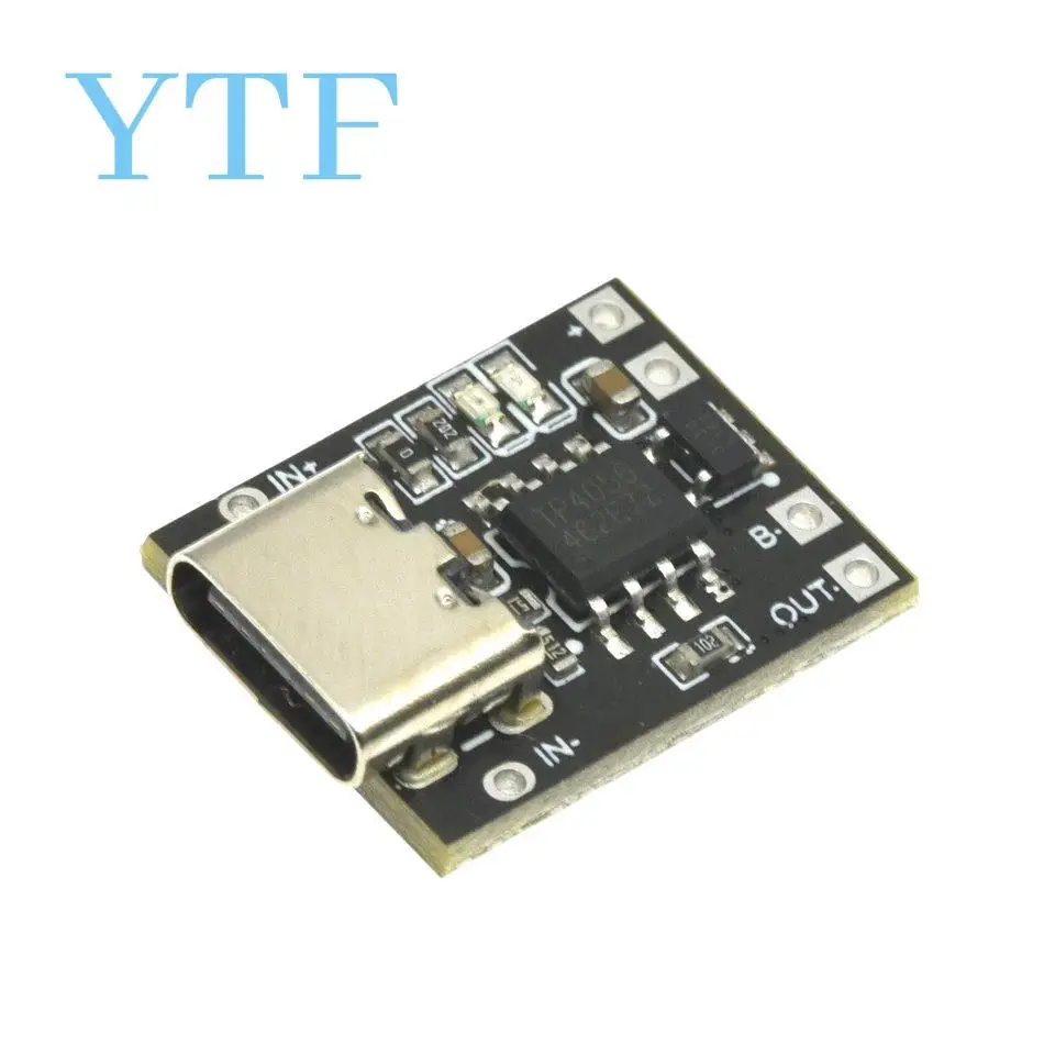 Super Small Ternary lithium Battery Charging Board 1A 3.7V 4.2V Charger Module Type-C Interface With Protection Board
