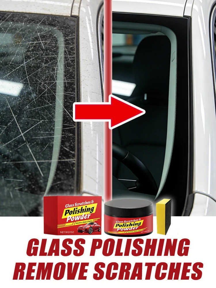 Repair Of Scratches On Car Glass Glass Polishing Powder Suitable For All Types Of Scratches Car Window Polishing R//*-5*