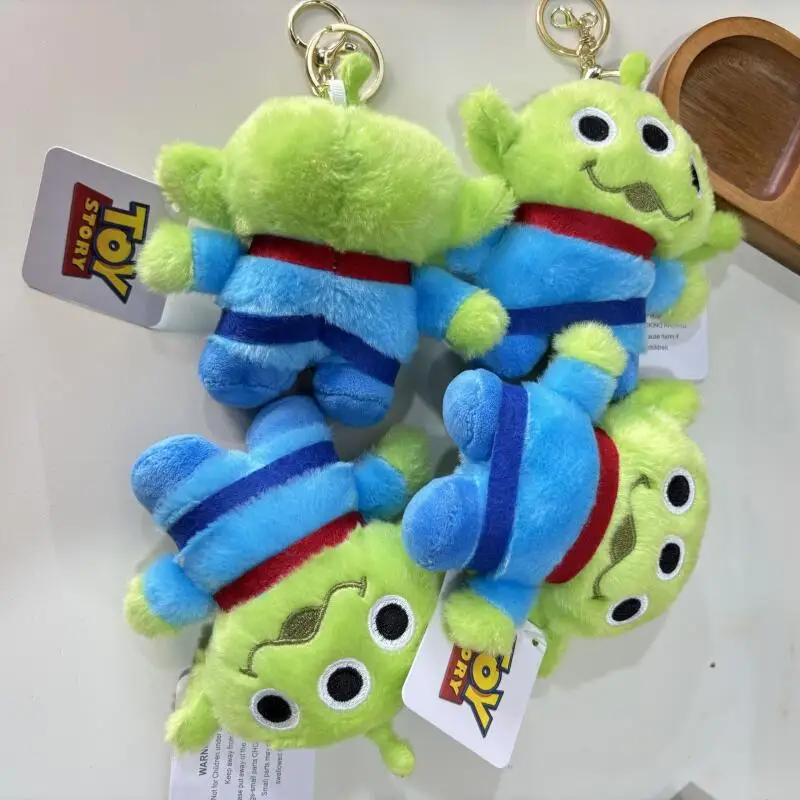

Disney Toy Story Alien Plush Toys Kawaii Backpack Pendant Creative Cartoon Keychain Stuffed Doll Friends Holiday Gift Peripheral