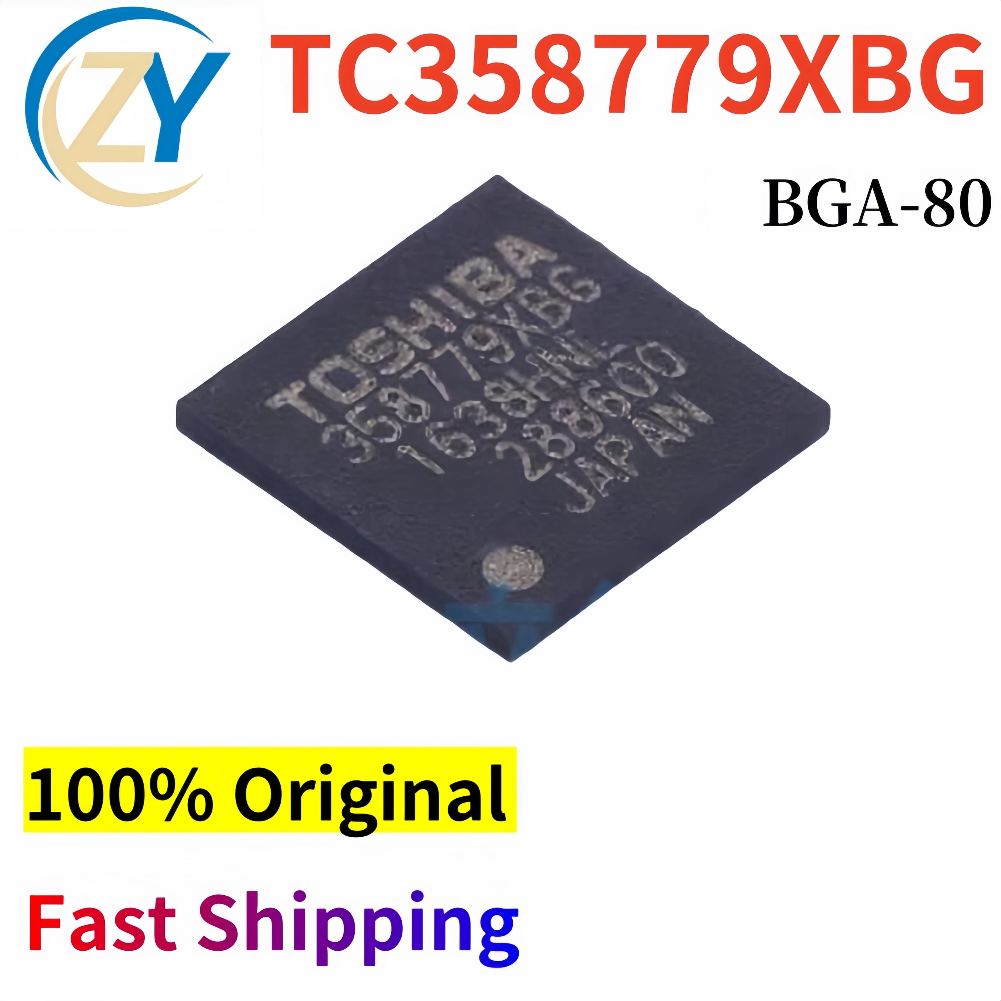 

(2pcs) TC358779 TC358779XBG(NOK) Interface - Specialized 1.1V-1.3V BGA80 100% Original & In Stock