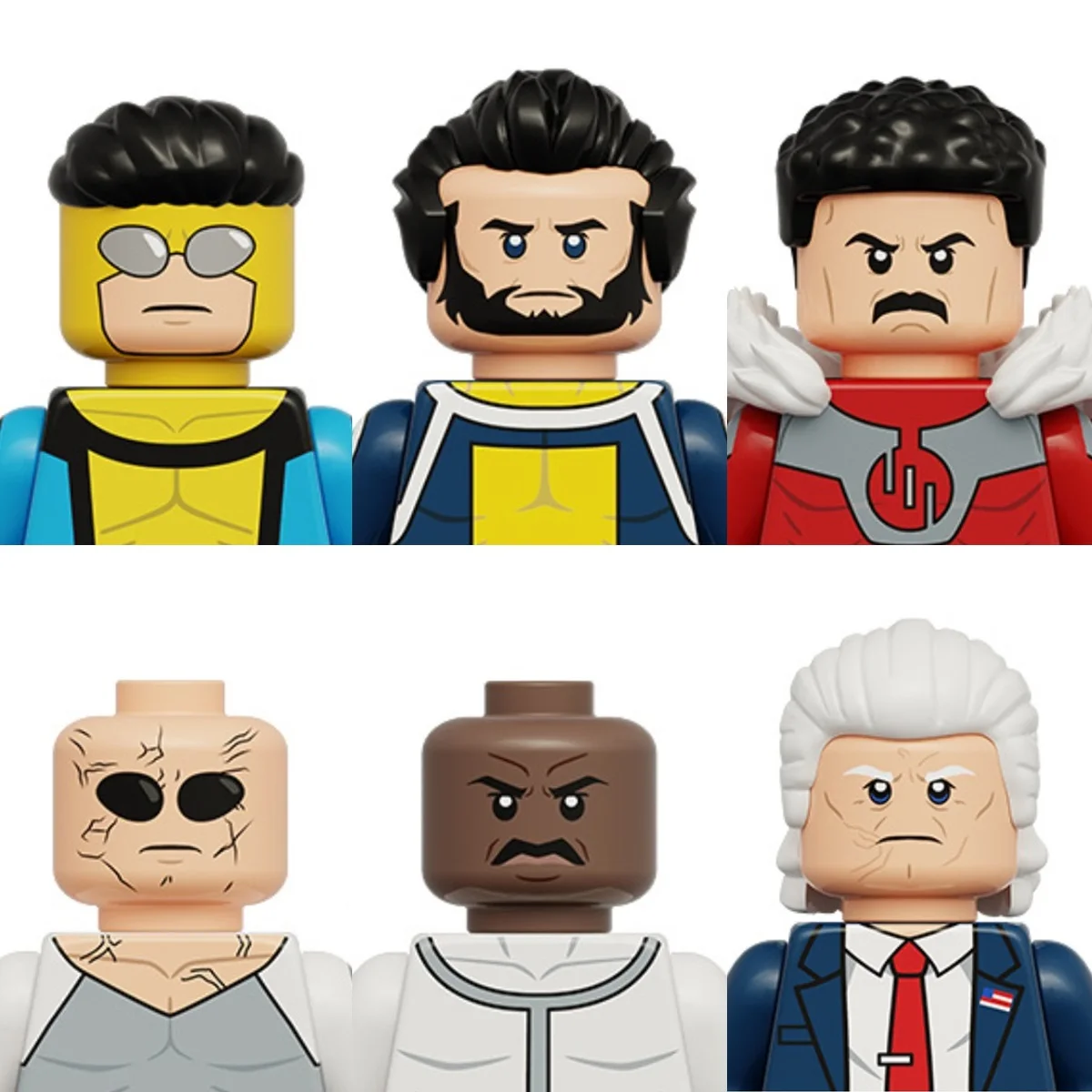 KDL857 KDL860 Invincible Building Blocks Mini Action Figure Toys