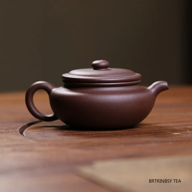 140ml Tradition Yixing Purple Clay Teapot Handmade Zisha Tea Pot Beauty Tea Infuser Kettle Chinese Teaware Household Tea Set