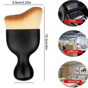 Escova de limpeza de ar condicionado do carro saída de ar do carro fenda escovas de remoção de poeira para acessórios de escova de limpeza interior do carro 8 principais vendas espanador escova - №4