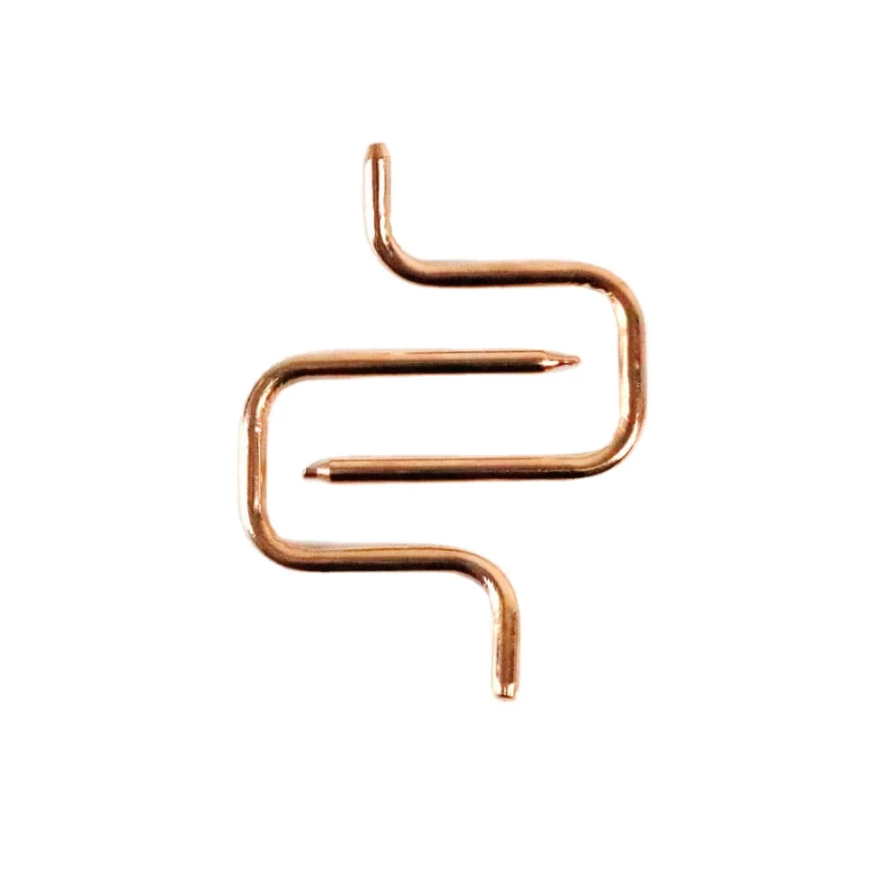 ODM high power copper pipes bending nickel plated 1mm thick vacuum heat pipes copper flat heat pipe