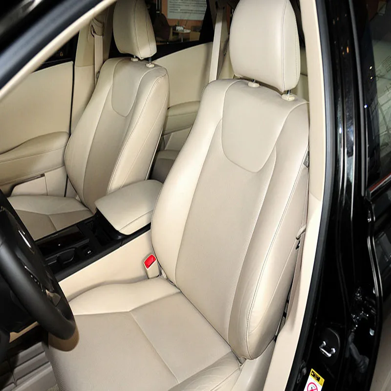 For Lexus RX 270 350 400h 450h 2009 2010 2011 2012 2013 2014 2015 PU Leather Custom Car Seat Covers for front rear seat full set