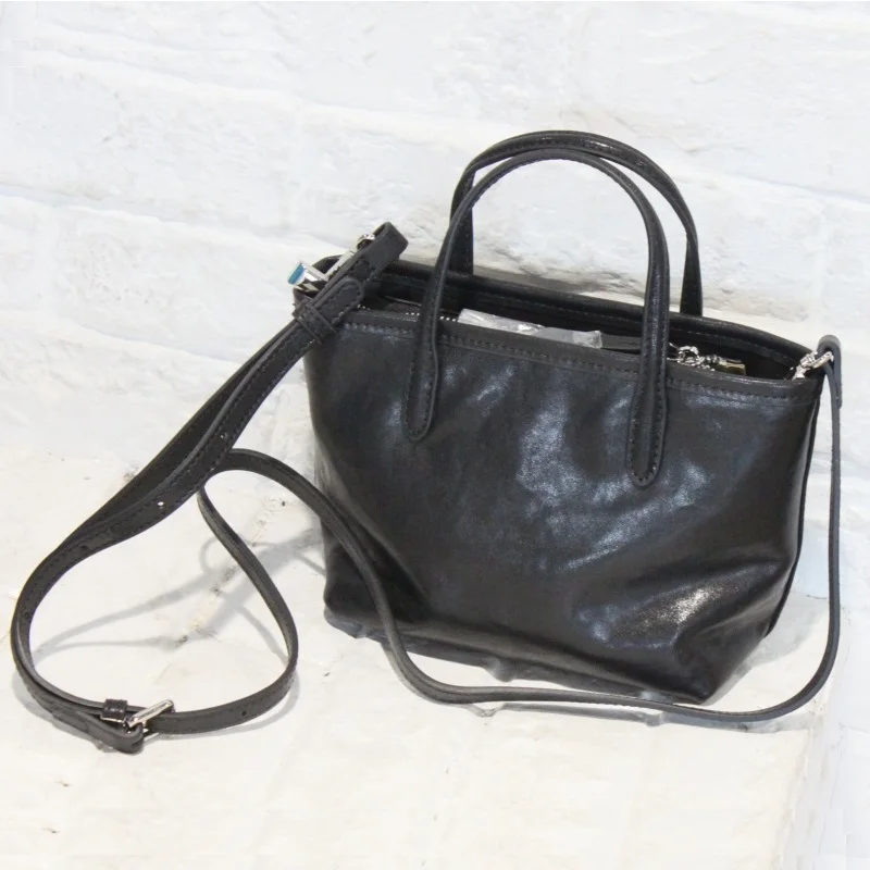 

Candy Color Summer Handbag Women Genuine Leather Shoulder Crossbody Bag Versatile Shopping Travel Storage Lightweight Small Bag