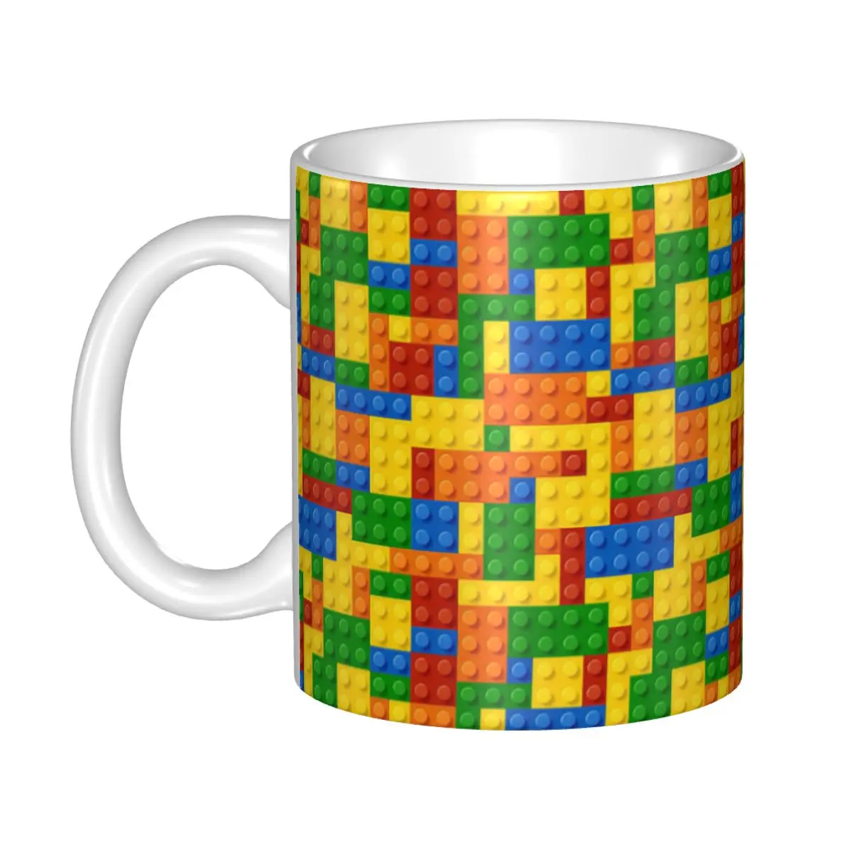 

Building Blocks Construction Brick Mug Funny Ceramic Coffee Cups Tea Mugs Milk Cup Drinkware Gift for Woman Man