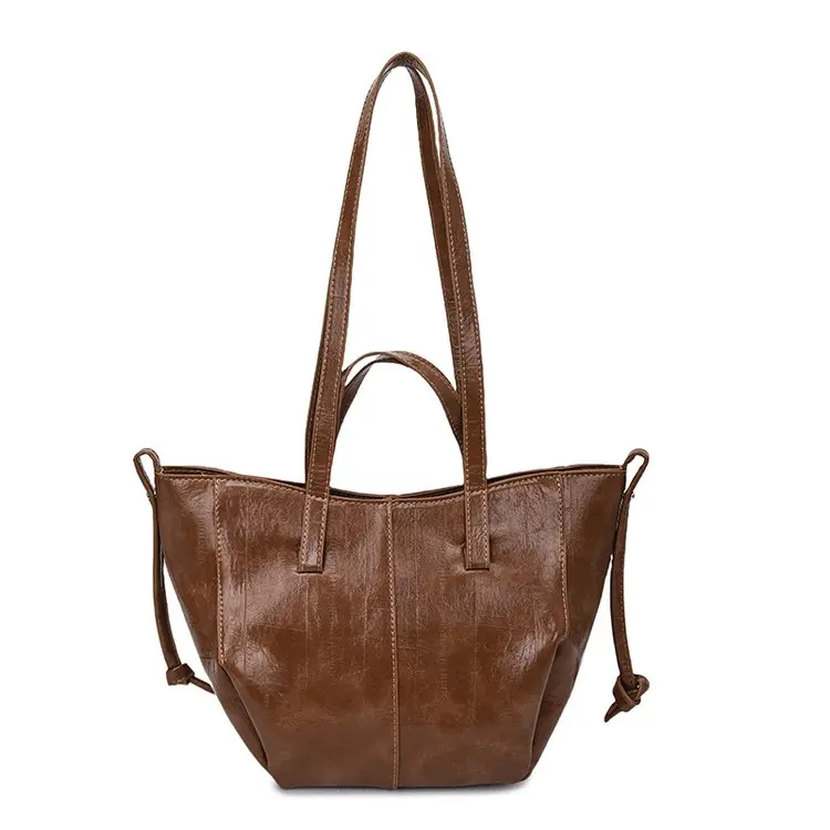 ‌ 2025 Nuova borsa tote grande retrò: borsa a tracolla casual con tracolla regolabile, borsa da pendolare versatile per lavoro e shopping, leggera ‌