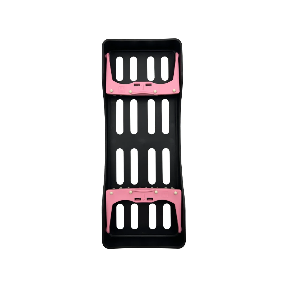 Przyrządy dentystyczne pojemnik sterylizacyjny 5 gniazd do sterylizacji w autoklawie na kasetę do dezynfekcji tacka produktów stomatologicznych