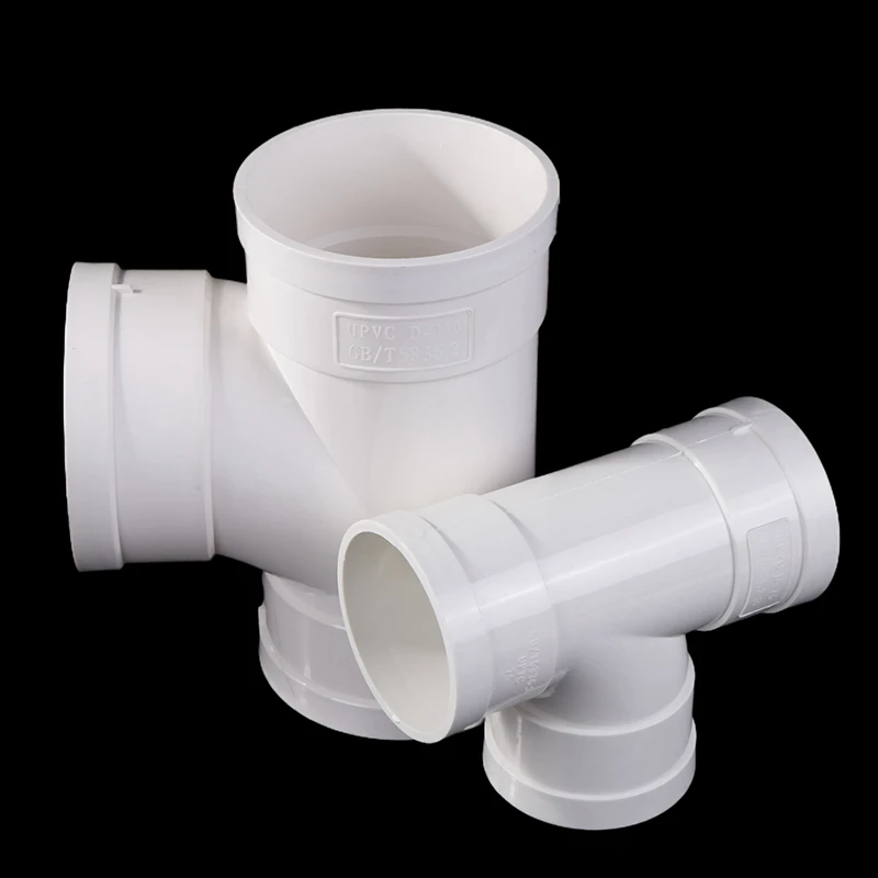 1PC Casa Bianco Tubi di Scarico in PVC Raccordi Gomito Tee Wye Accoppiamento Cleanout Gomito da 90 Gradi per Tubi in PVC Raccordi per Tubi di Scarico Gomito