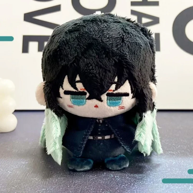 

12cm Demon Slayer Tokitou Muichirou Anime Figure Kawaii Small Sitting Doll Plush Doll Collection Anime Periphery Gift