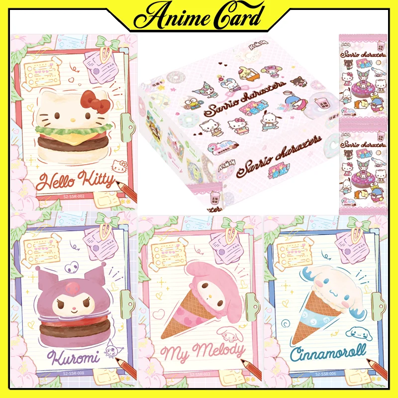 

KAMAN Sanrio Card Sweet Journey Dual Sparkle Pack Anime Collection Cards Booster Box TCG Hobby Collectibles Birthday Gifts