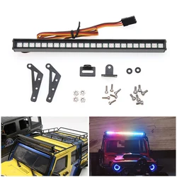 RCTOYFUN 24 LED 라이트 바 및 5-8V 변압기 스위치 라인 외관 액세서리, 1/10 RC 크롤러 자동차 Traxxas TRX-4 SCX10 90046