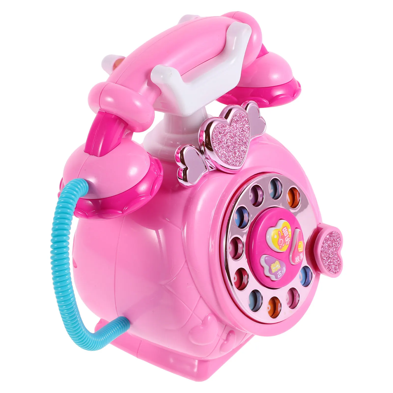 Kids Educational Telephone Simulation Phone for Toddlers Realistic Landline Design Early Learning Cognitive Language