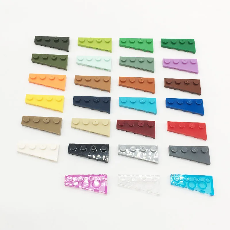 [60Pcs][50g] MOC Model 41770 2x4 Wedge Plate (Left), Children DIY STEM Building Blocks Toy , Gifts For MOC Creators Group