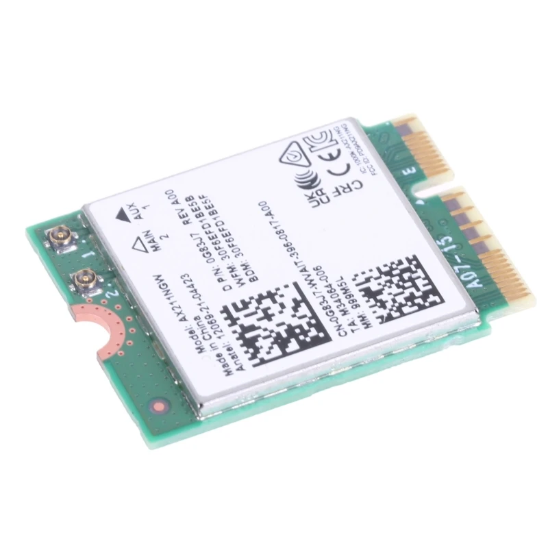 WiFi6E AX211NGW Wifi Card 2.4/5/6Ghz 5374M Wireless Networking Adapter Bluetoothcompatible 5.3 AX211 M.2 Cnvio2 QXNF