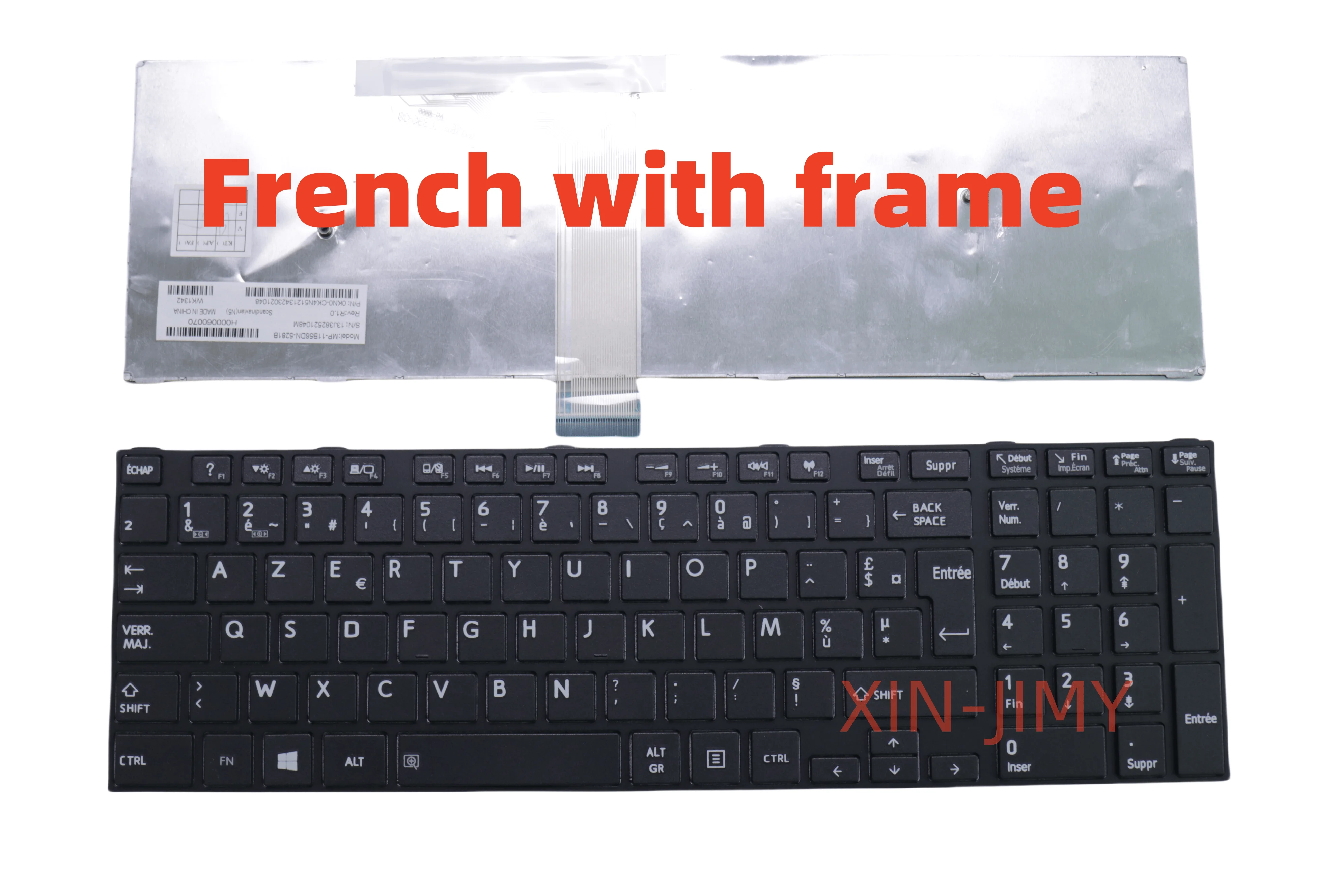 

New French Keyboard For Toshiba Satellite L670 L670D L675 L675D C660 C660D L655 L655D L650 C670 L750 L750D Laptop FR with frame
