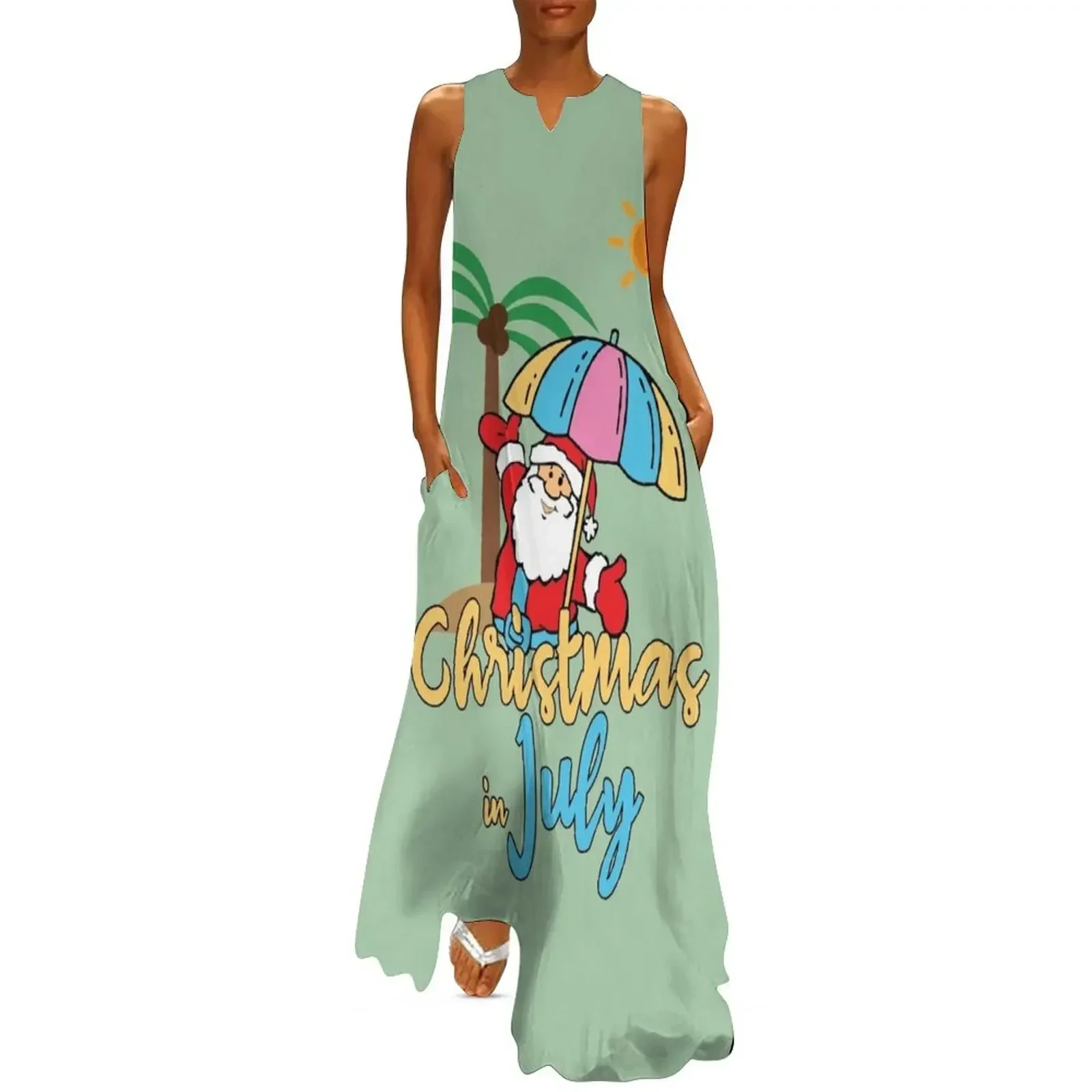 

CHRISTMAS IN JULY Long Dress Dance dresses Clothing summer dresses for women 2025 summer women's suit Dress