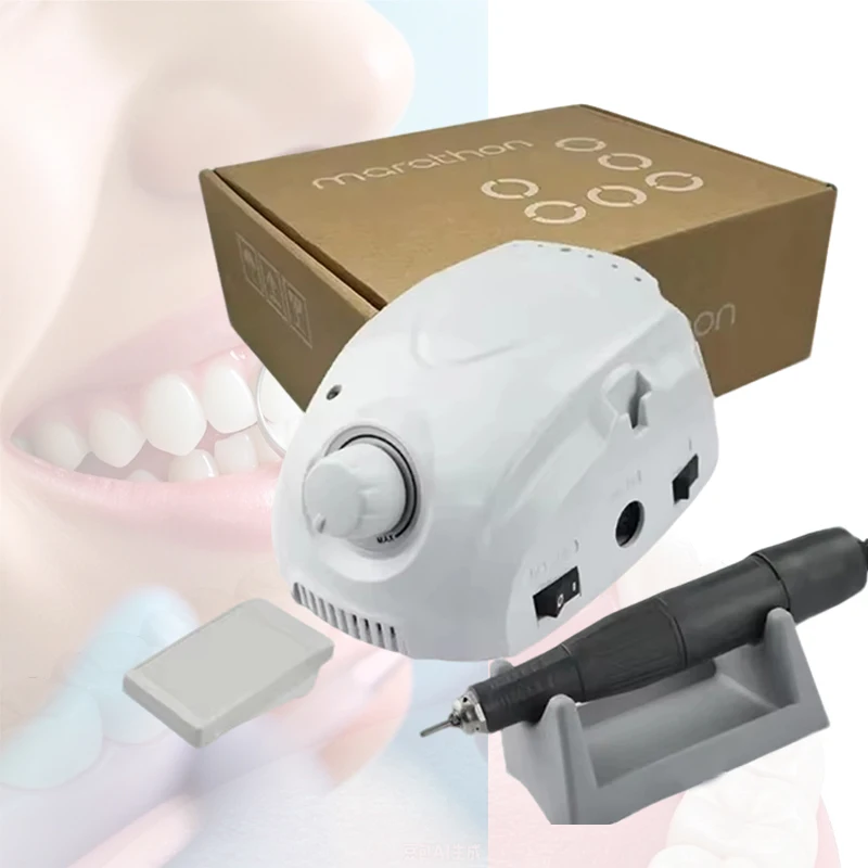65W Dental Marathon Micro Motor Machine SH37L1 Handle Engraving Nail Polish Equipment
