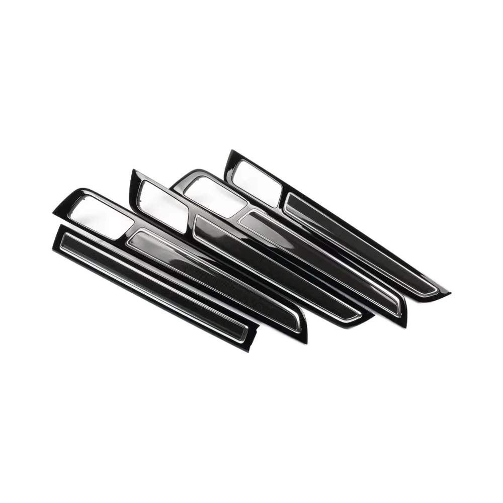 

carbon fiber upholstery kit is available for 2018-2024 models for retrofits/upgrades with replaceable
