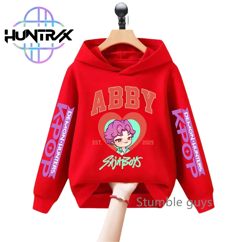 

Long Sleeve Autumn Kids Boys Girls KPop Demon Hunters Hoodie Sweatshirt Sportswear Anime Clothes Casual