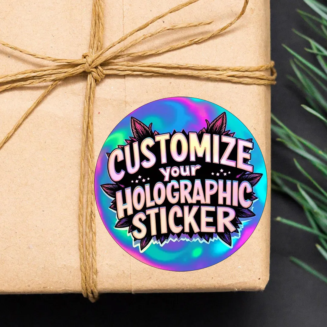 90 قطعة من الملصقات الدائرية المخصصة، ملصقات شكر ثلاثية الأبعاد بألوان قوس قزح، ملصق صندوق هدايا لتغليف الشركة #2