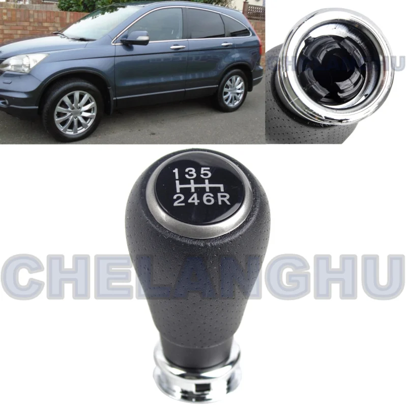 

For Honda CRV MK3 2006 2007 2008 2009 2010 2011 Car-styling car 6 speed 12mm Gear shift knob Car accessories