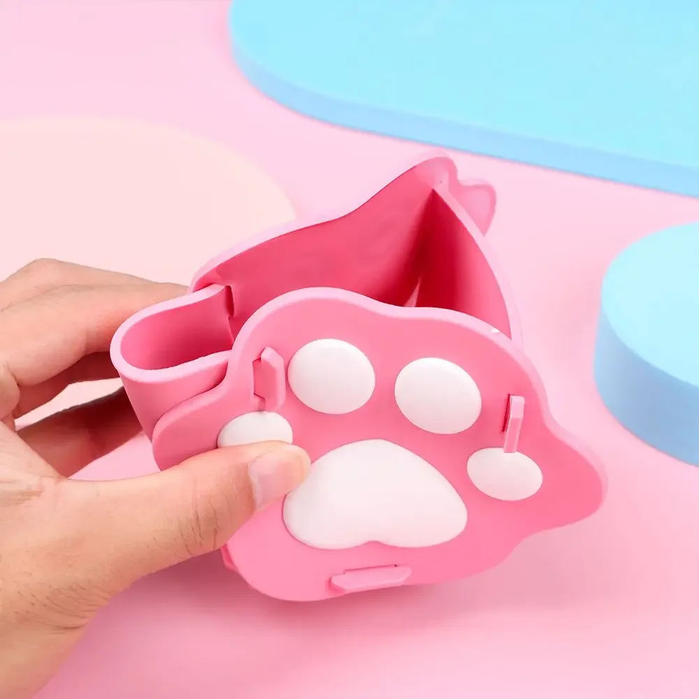 Imagem -03 - Cat Claw Shape Pen Holder Fofos Criativos Escola Escritório Desktop Organizer Grande Capacidade Kawaii Stand Lápis Case Desk Decor