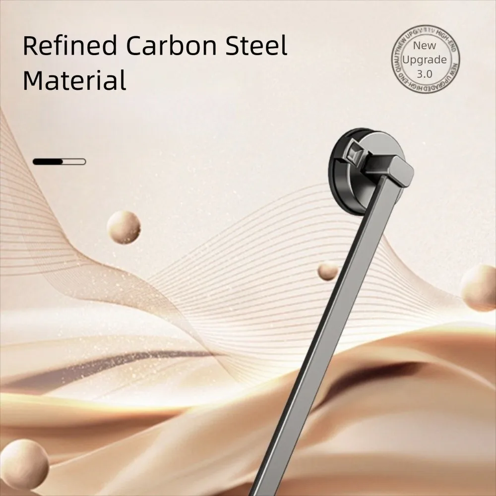 

Настенная вешалка для полотенец на присоске, вешалка для полотенец с одним стержнем, вешалка для полотенец для ванной комнаты, установка без гвоздей 30/40/50 см