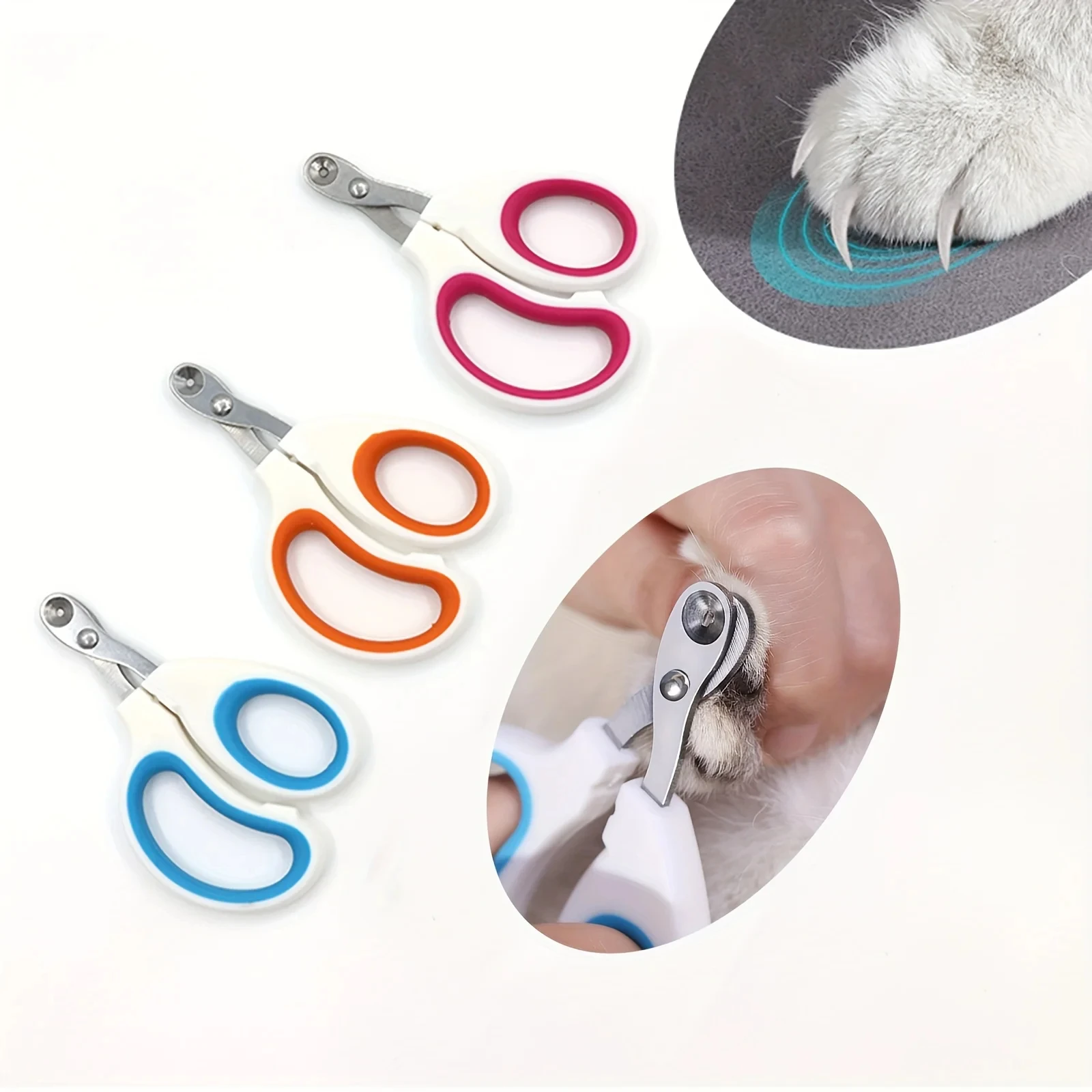 Coupe-ongles en acier inoxydable pour animaux de compagnie, coupe-ongles pour petits animaux, chien et chat