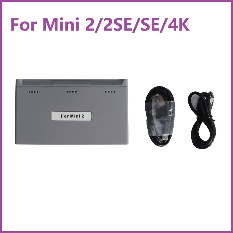 For Mavic Mini 2, Mini SE, Mini 4K, Mini 2 SE Three-Way Charging Hub Mini 2 Intelligent Flight Batteries Charging Hub