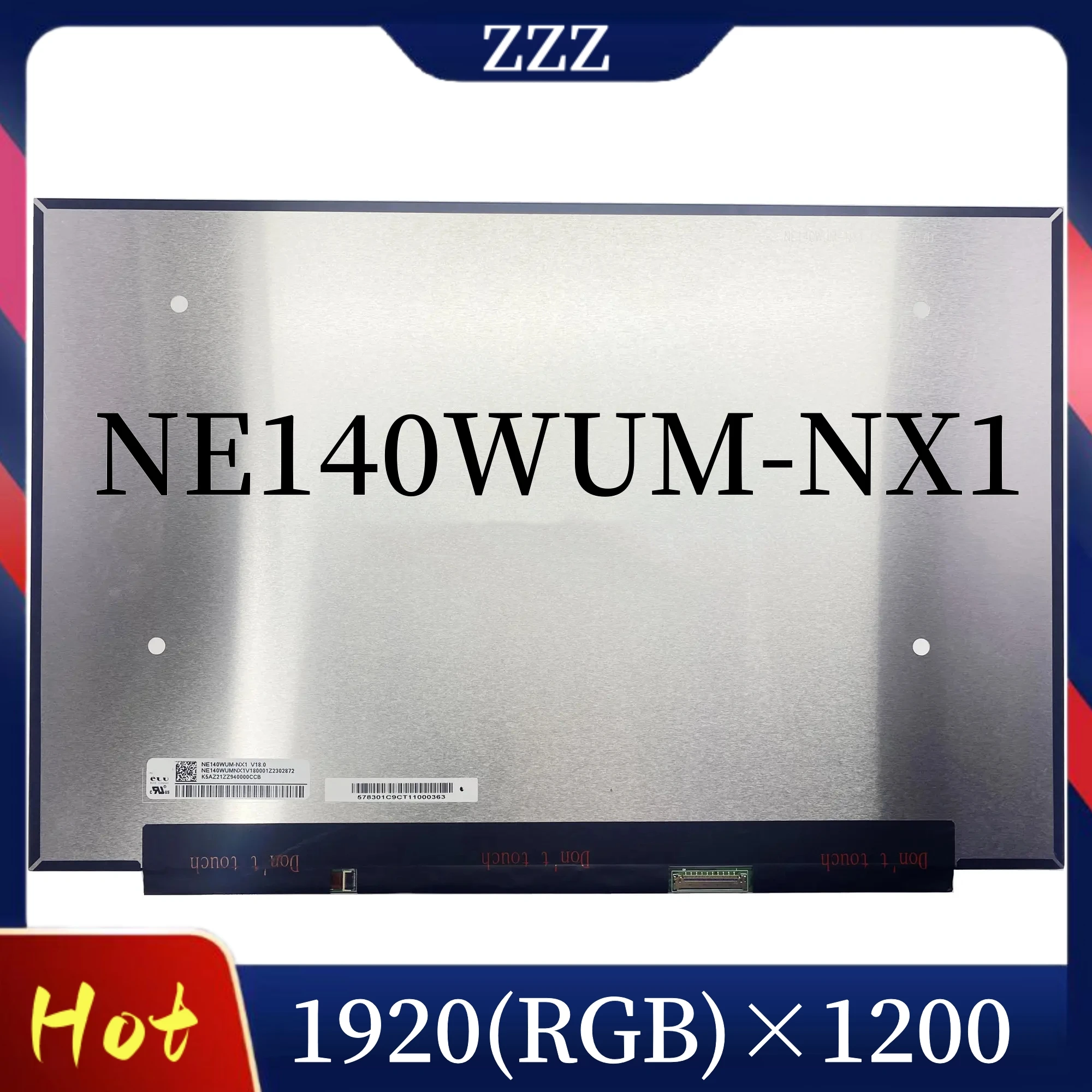 

NE140WUM-NX1 14.0 inch 1920X1200 40 Pin IPS Laptop LCD Screen EDP Display