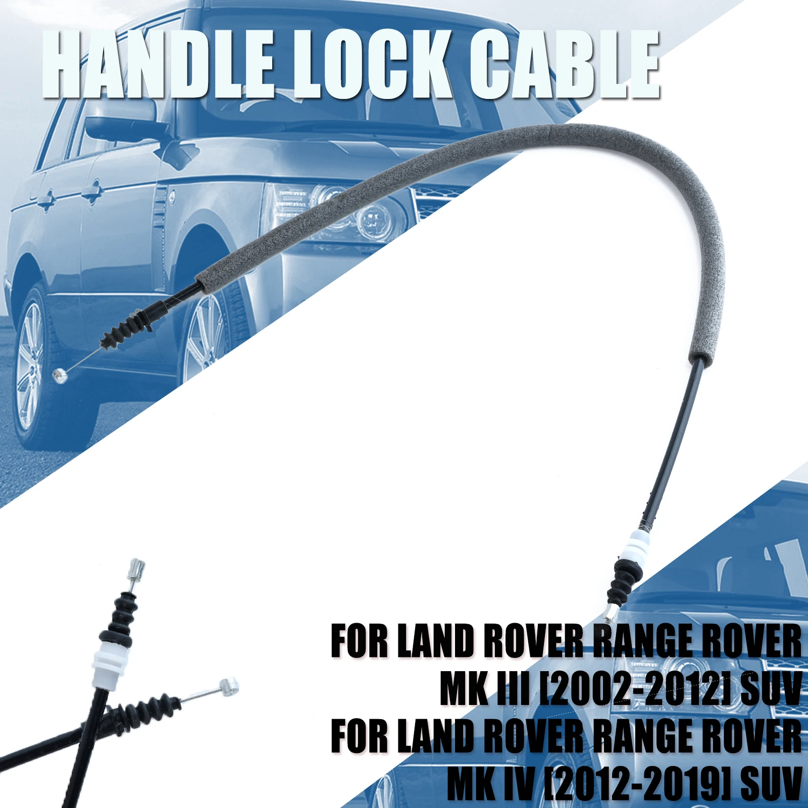 New Car Front Door Outer Handle Lock Control Release Cable For Land Rover Range Rover L322 2002 - 2012 Car Accessories FQZ000041