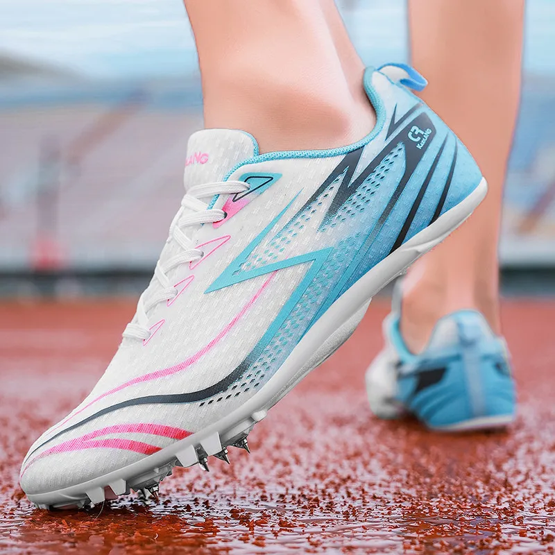 Professional Sprint Spike Running Shoes Men Women Breathable Spikes for Athletics Race Training Shoes Man sapatilha de atletismo