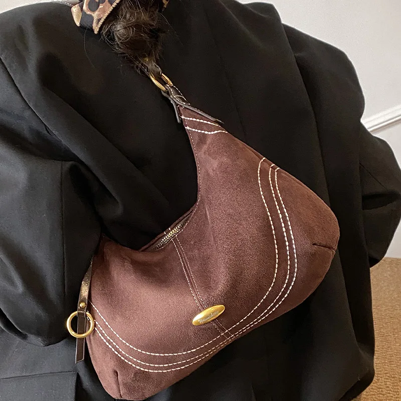 

Women's Retro Shoulder Bag Casual Commuting Multifunctional Underarm Handbag Fashion Accessory Unique Design Women's bag