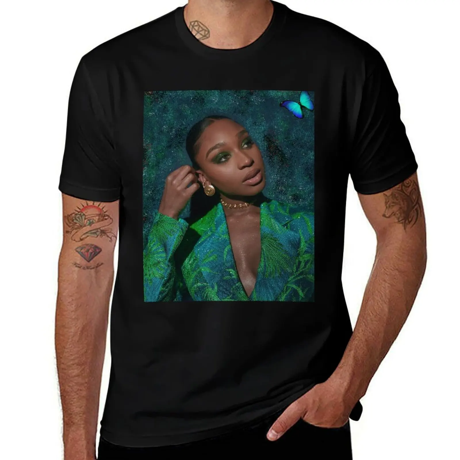 

Normani Kordei T-Shirt t shirts for man graphic funny black cotton t-shirt plain for man package T-Shirt