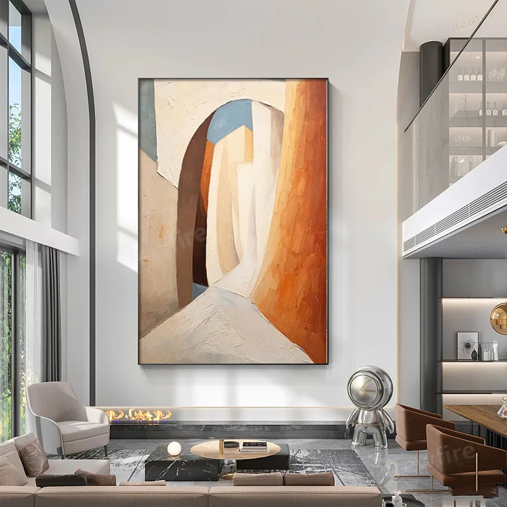 New Arrival Large Decor Wall Art Drawing on canvas A Lot Of Abstract Oil Painting With Line And Textures picture For Living Room
