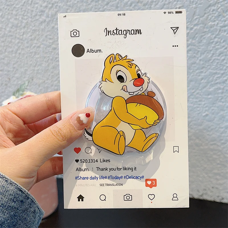 Cute Cartoon Chip & Dale Disney Magsafe Wireless Charge Case For iPhone 13 14 15 16Pro Max Funny Chip & Dale Magnetic Holder