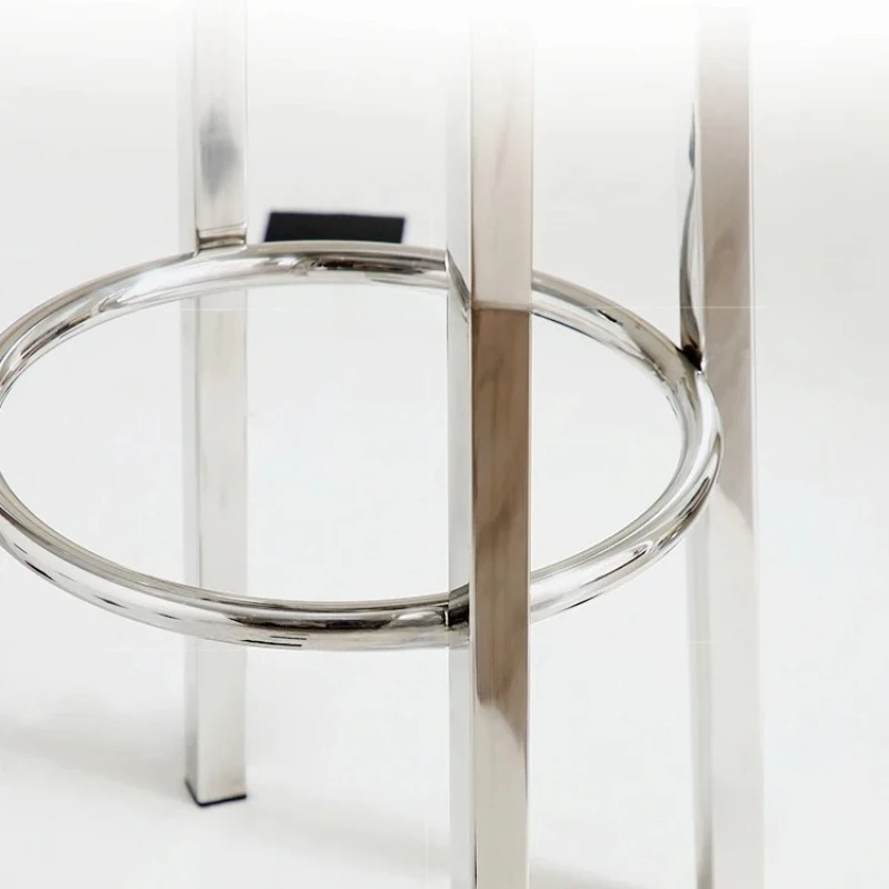 الحديثة 304 الفولاذ المقاوم للصدأ بار البراز مكافحة مقهى كرسي الإفطار الصناعي الزاوية البراز الرجعية حانة عالية الجودة البراز بار #5