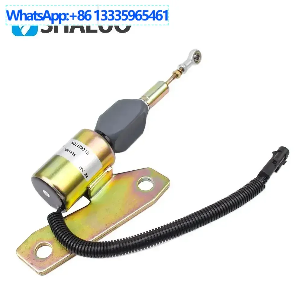 

Excavator accessories, flameout switch 3991625 Cummins 6BT flameout solenoid valve, switch flameout