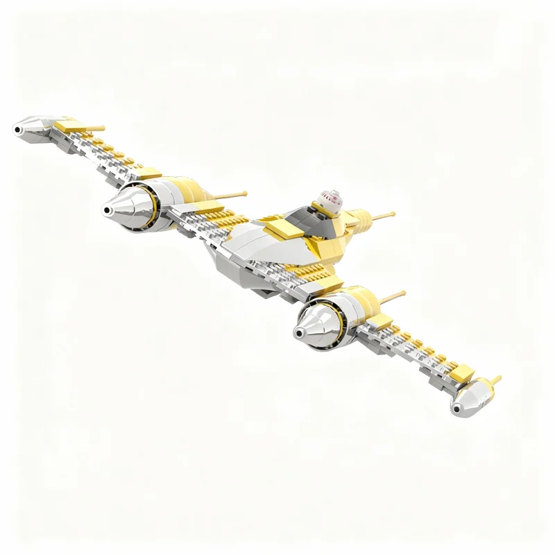 211pcs MOC NB 1S Royal Bomber Star Battle UCS Model Building Blocks Creative Display Gift Collectible Decor Kids Premium Adult