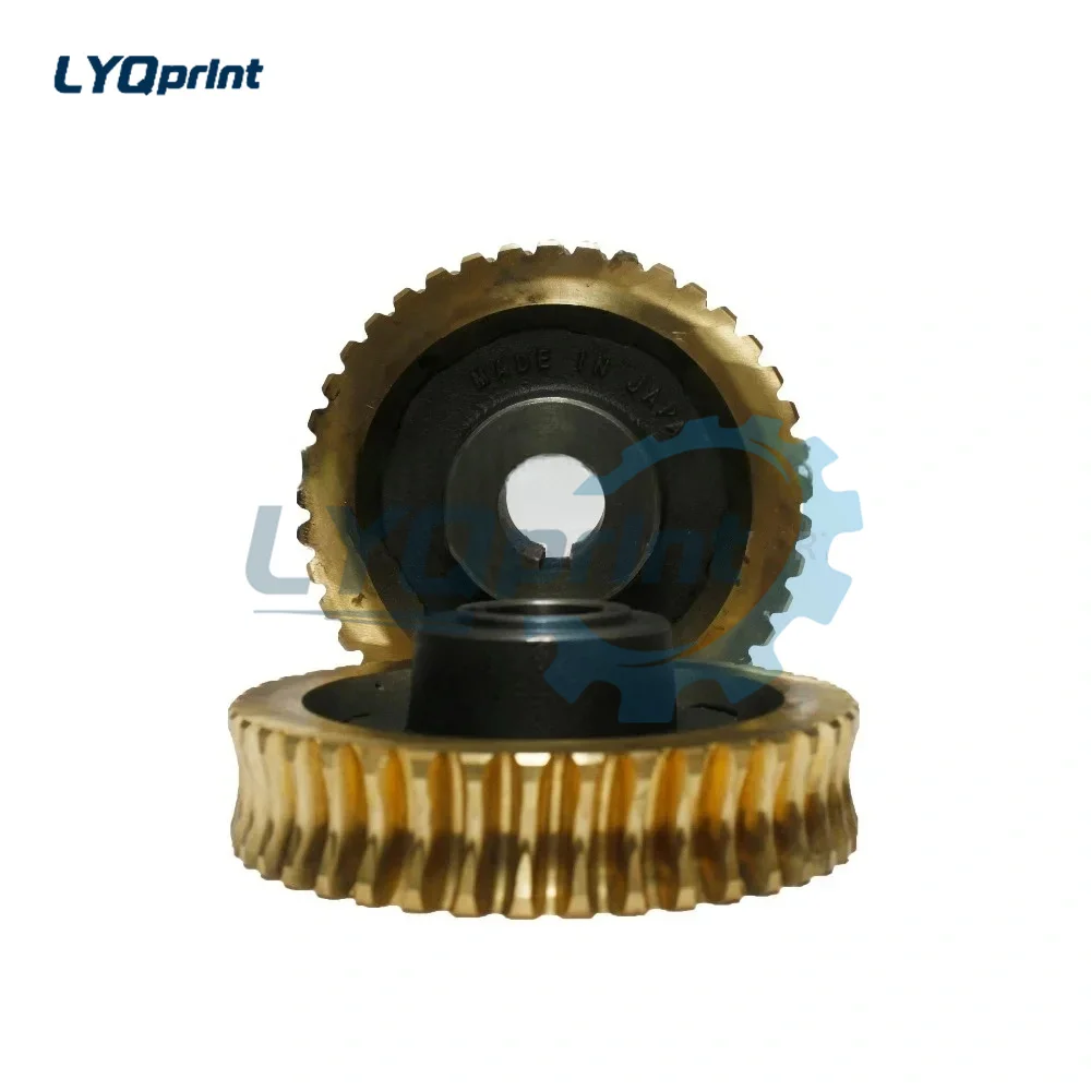Best Quality Komori L40 worm gear PRINTING MACHINE PARTS 175*33*40MM