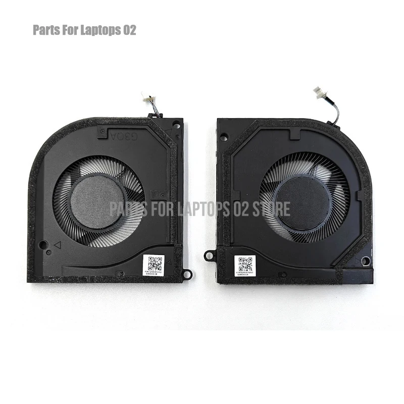 PP Laptop CPU & GPU Cooling Fan DC12V One Pair New For HP Omen 14-FB 14-FB0008CA 14-FB0013DX 14-FB0023DX 14-FB0097NR TPN-Q297