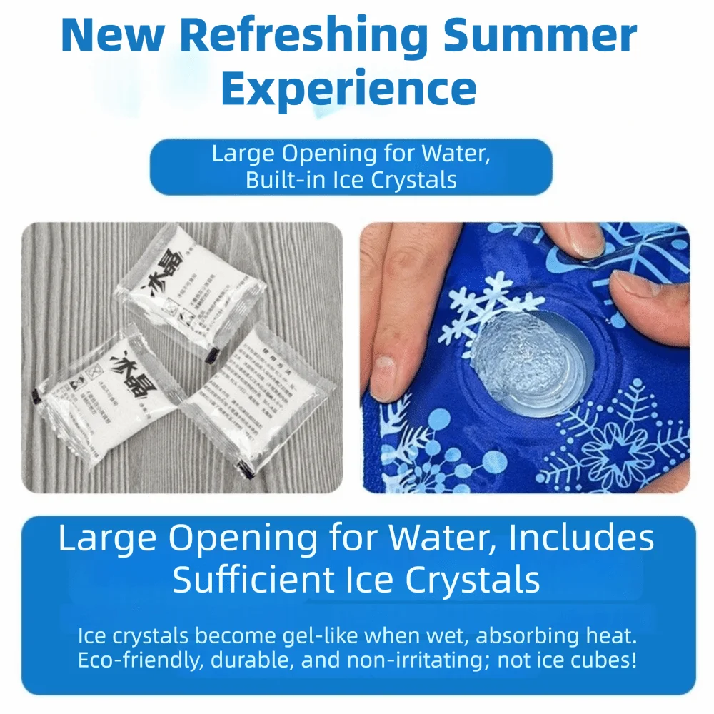 Water Filled Car Seat Cooling Pad Breathable Summer Cooling Cool Seat Cushion Multifunctional Portable Ice Pad Student