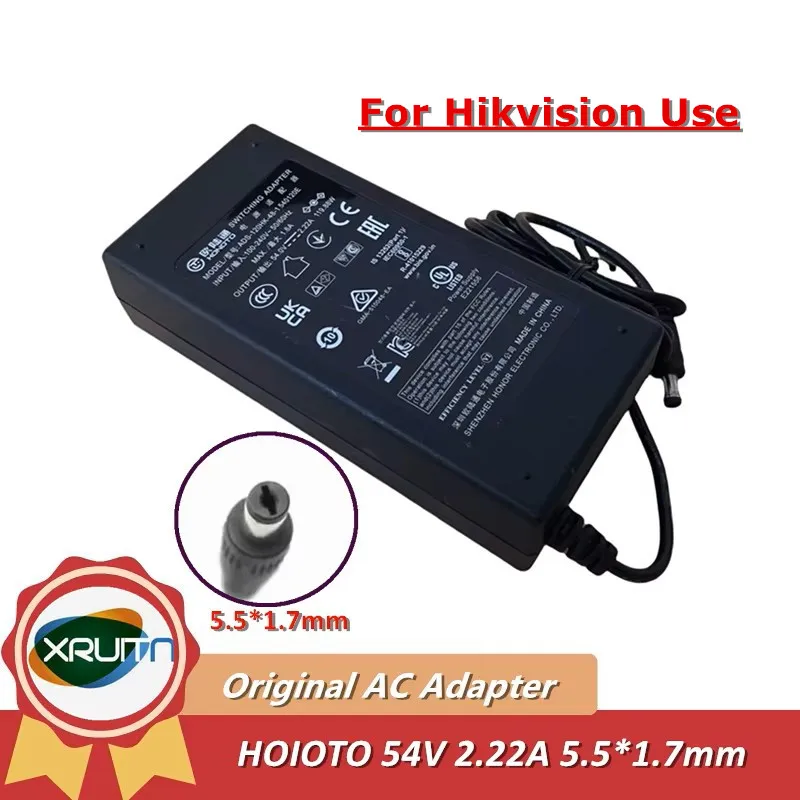 

Genuine FSP FSP120-AWAN3 54V 2.22A 120W AC Switching Power Adapter For Hikvision DAHUA Video Recorder POE Power Supply Charger