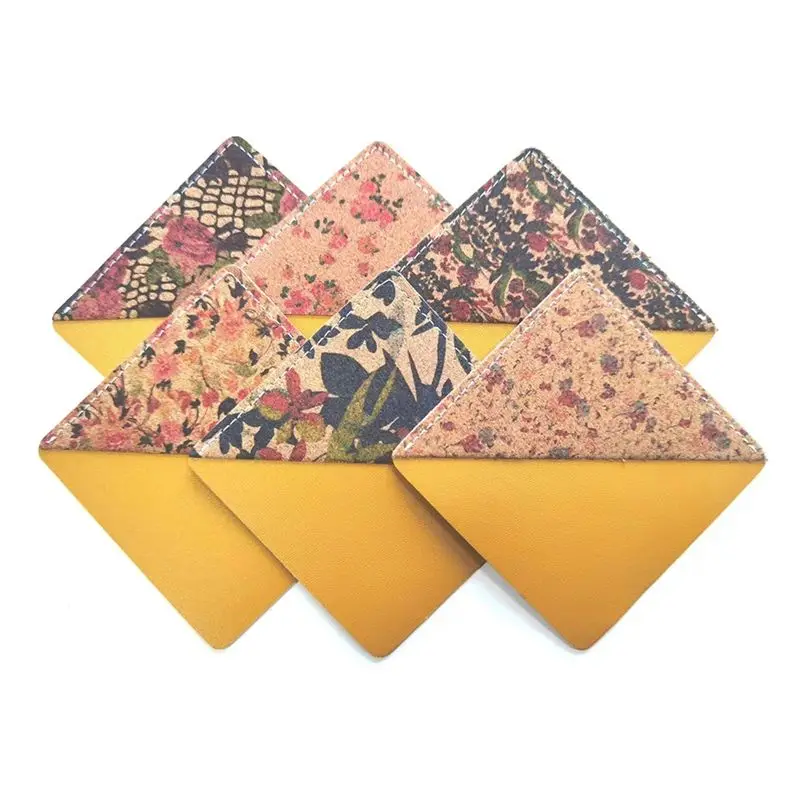 

Милая закладка-уголок с цветочным узором, треугольная закладка-уголок с цветком - AEF7