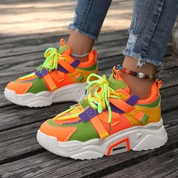 Women Sneakers New Fashion Outdoor Platform Shoes Women Breathable Trend Casual Sneakers Women Designer Shoes Zapatos De Mujer